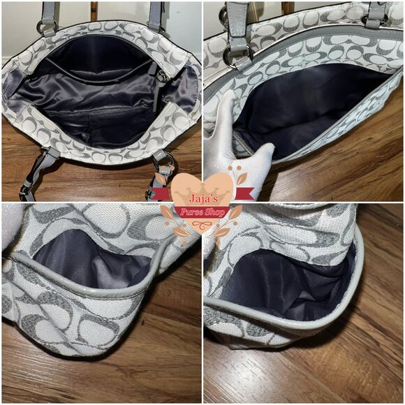 🤍Coach Signature Canvas Metallic-C’s Purse🤍 - Picture 8 of 16